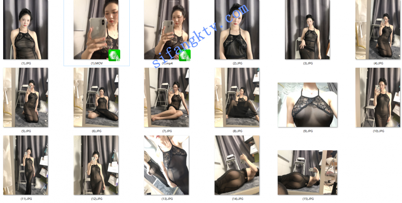 【精品】抖娘利世自拍福利vlog,超級透視衣料，露奶暈露唇