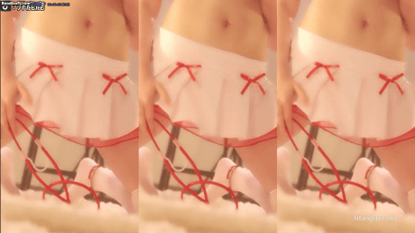 【虎牙 乔鹿鹿】抖臀骚舞 性感内裤 调情棒棒糖口水拉丝