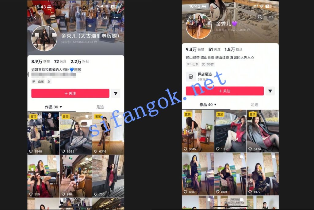 【抖音少妇】金秀儿老板娘无套啪啪女上道具一对一抠逼【15V】【290M】